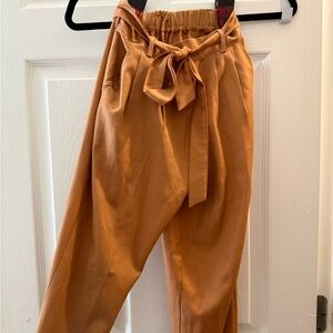 Stylish Tan Waist Pants